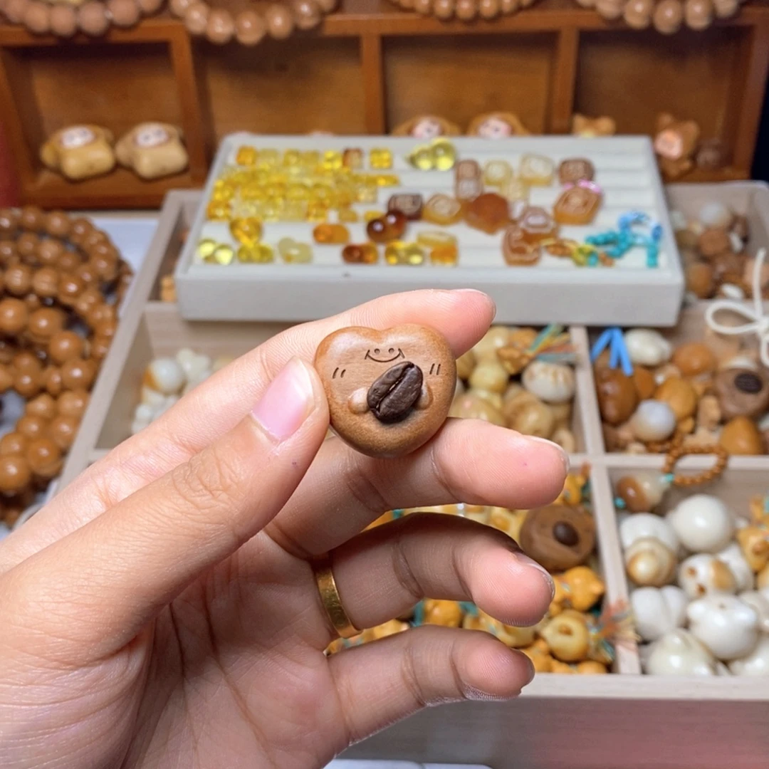 手串猴头核桃爱心咖啡豆