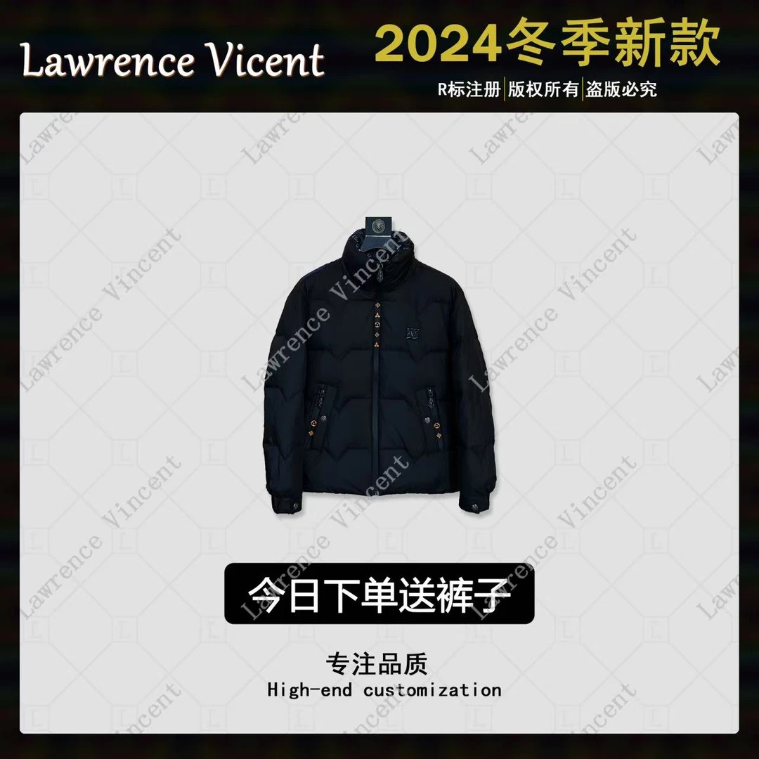 【私定】Lawrence Vincent 冬季新款白鸭绒羽绒服百搭潮流男女同款