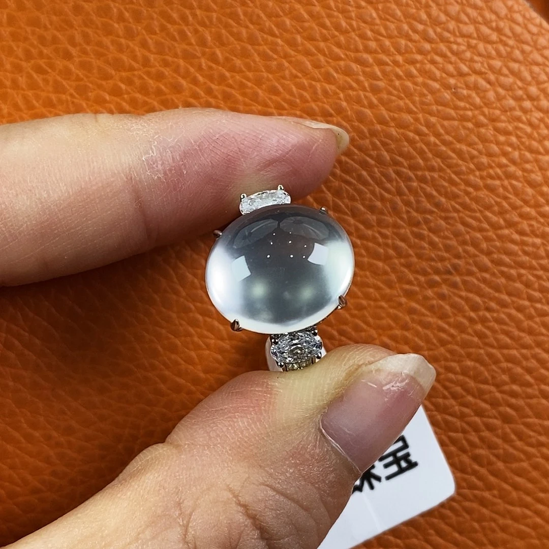 石英质玉银S925镀金镶嵌颈饰