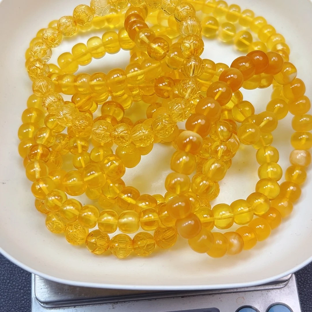 手链琥珀未镶嵌土*单圈