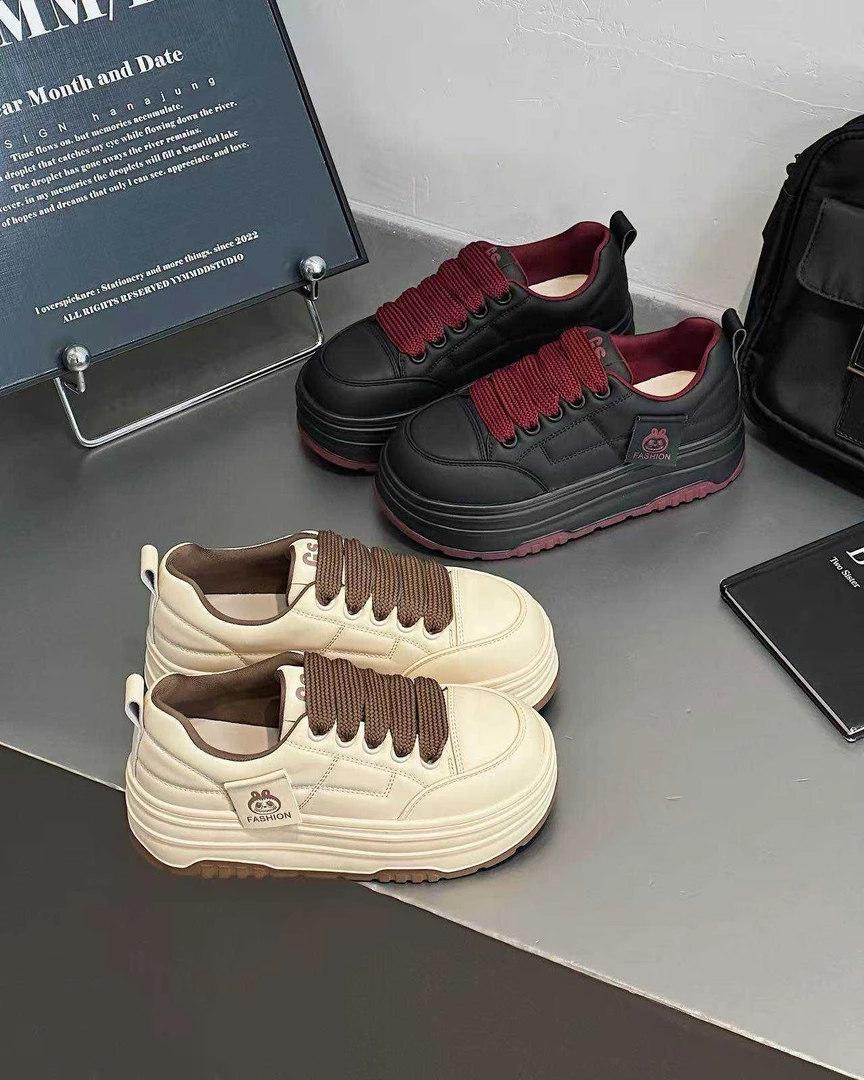 2美丽姐的厚底面包鞋5889-2