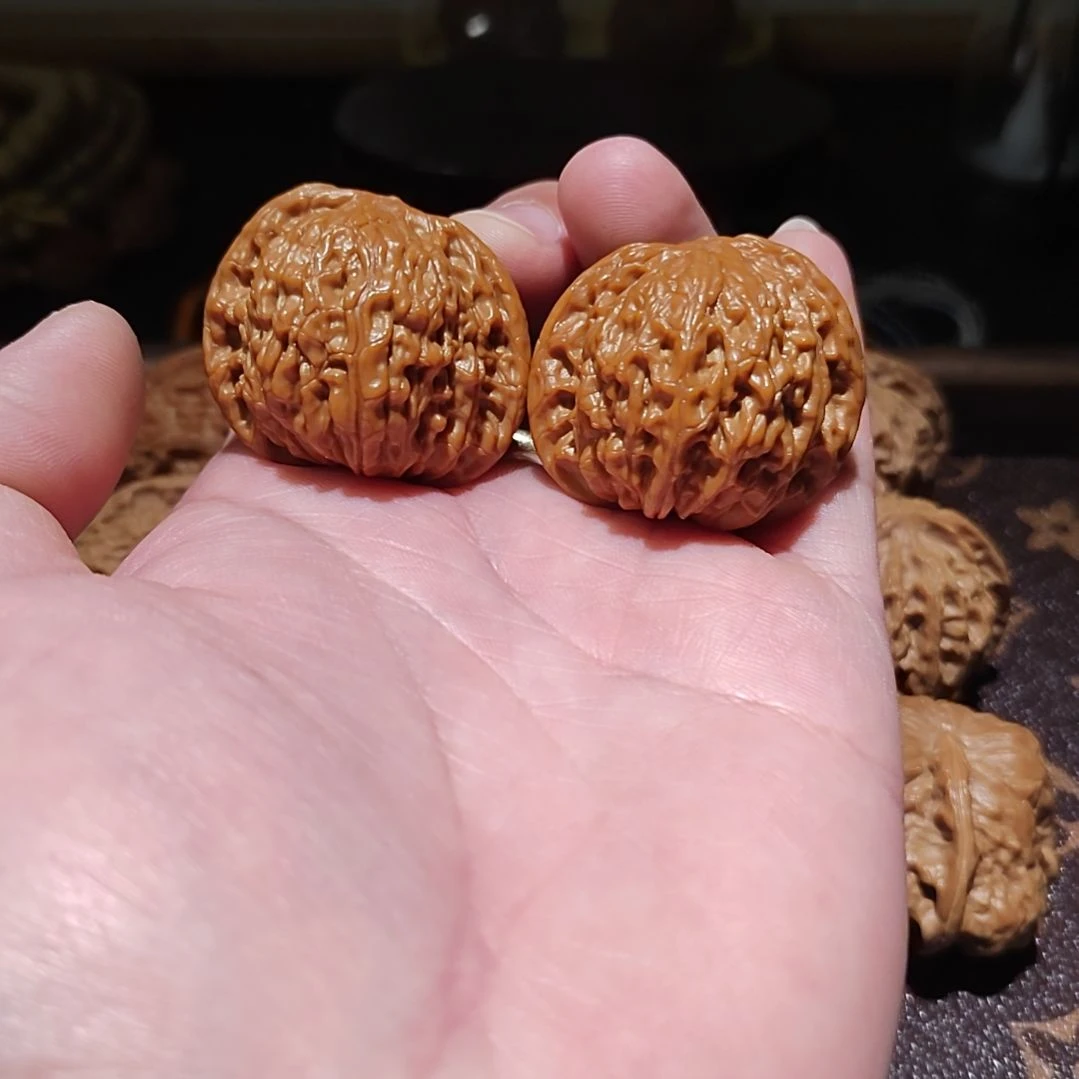 文玩核桃吊坠38磨盘