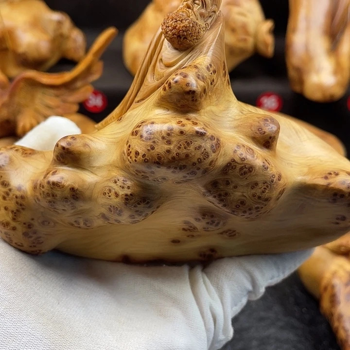 柏木（崖柏）达摩手把件