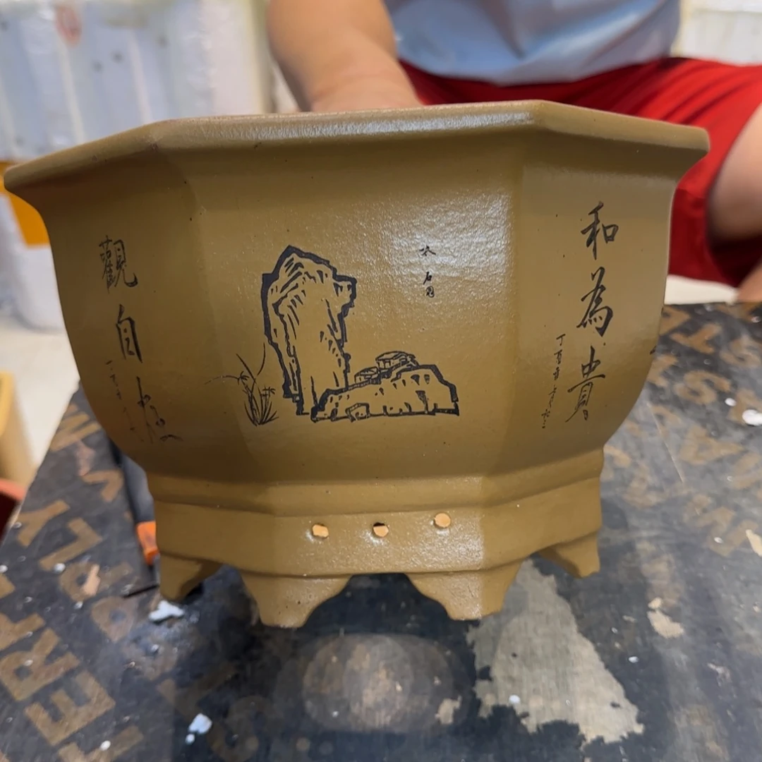 紫砂花盆紫砂口径口径27