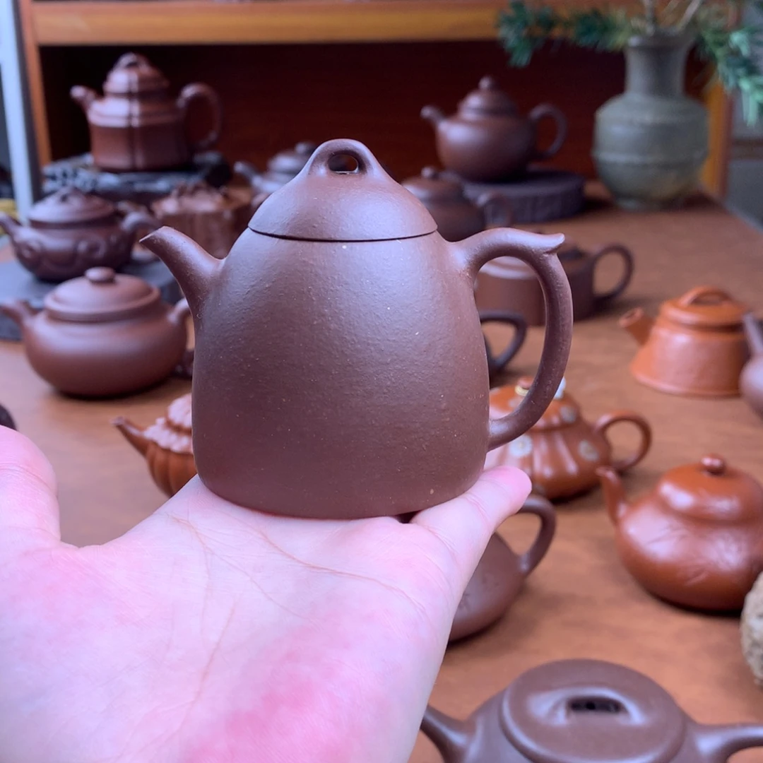 茶壶紫砂原矿微瑕容量120