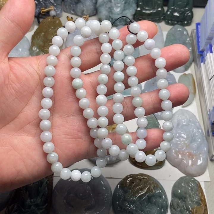 颈饰未镶嵌翡翠散珠56