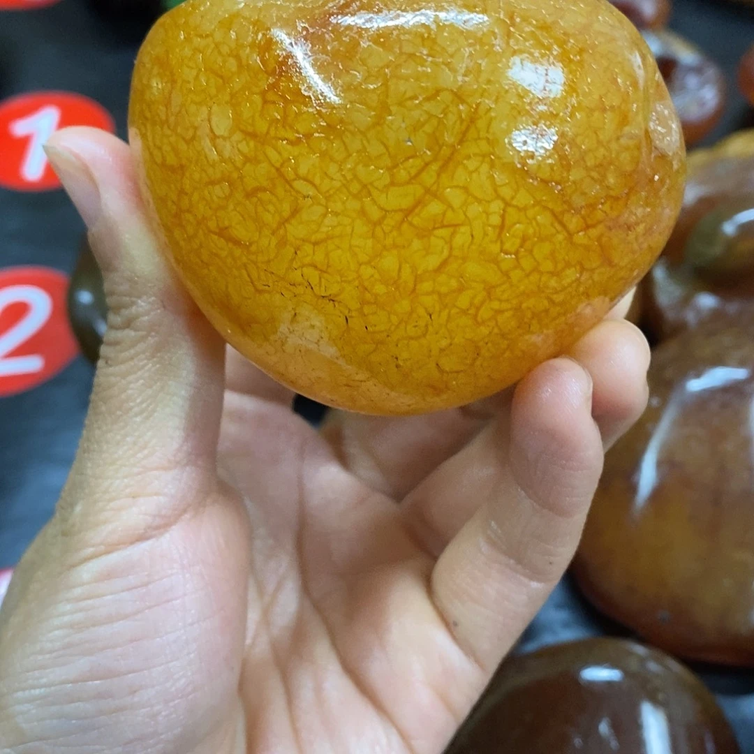 玛瑙/玉髓未镶嵌手把件