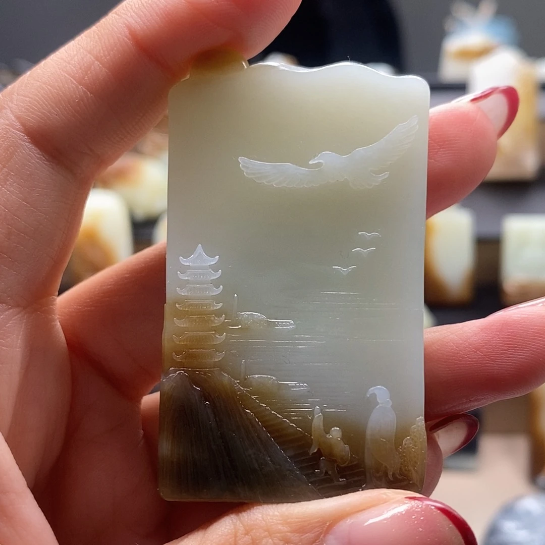 未镶嵌和田玉挂件