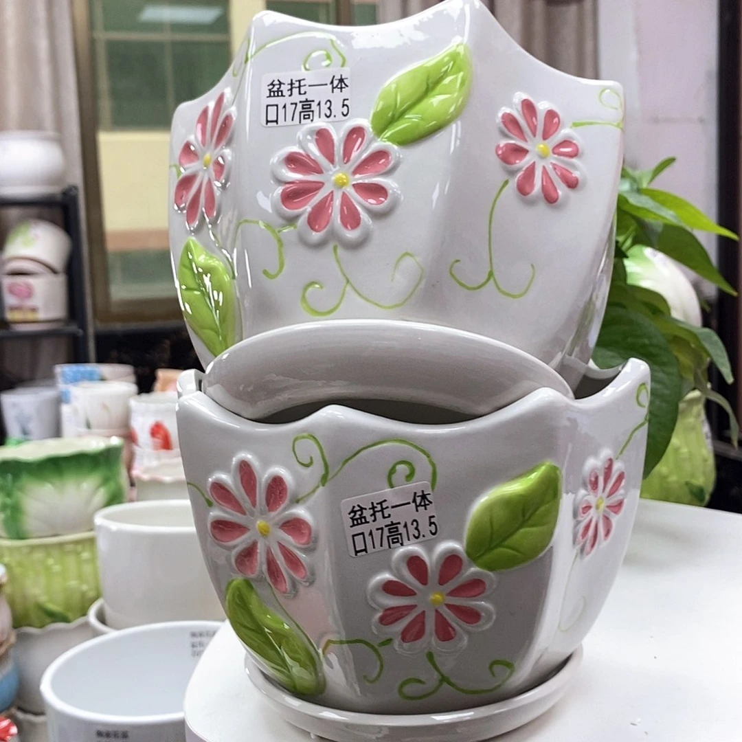 陶瓷@陶瓷花盆@@58306718696