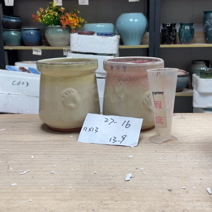 紫砂花盆多肉花盆微瑕16