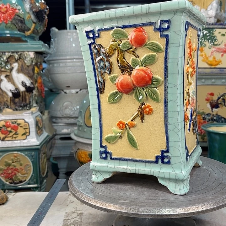 红陶知***…岭南100,000花盆