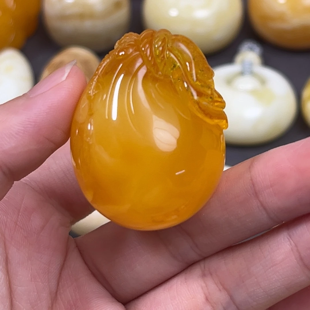 未镶嵌蜜蜡珠宝奇石钱袋