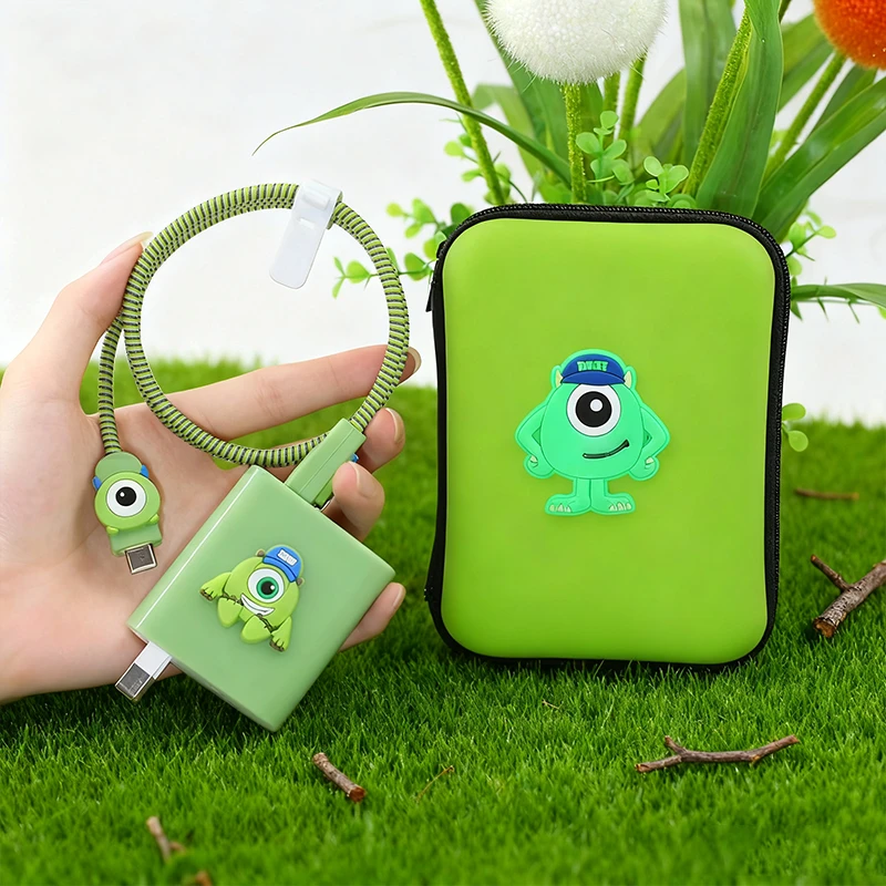 适用红米k90小米17 17Promax卡通数据线保护套100w充电器线防折断