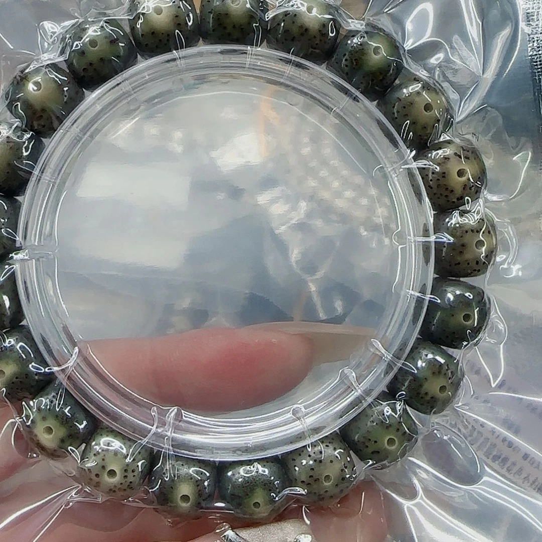 星月菩提手串226哈哈绿星月菩提1.1桶单圈