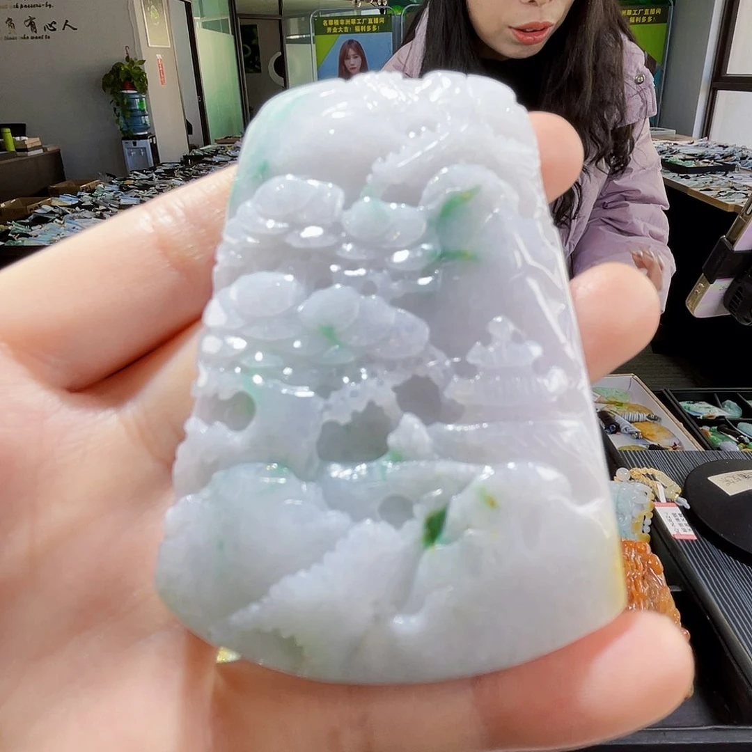 颈饰未镶嵌翡翠翡翠
