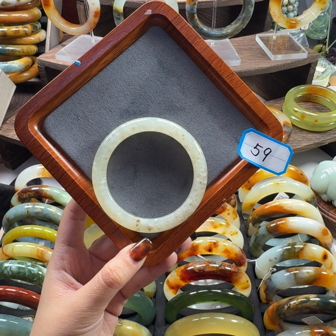 蛇纹石玉合金手镯微瑕