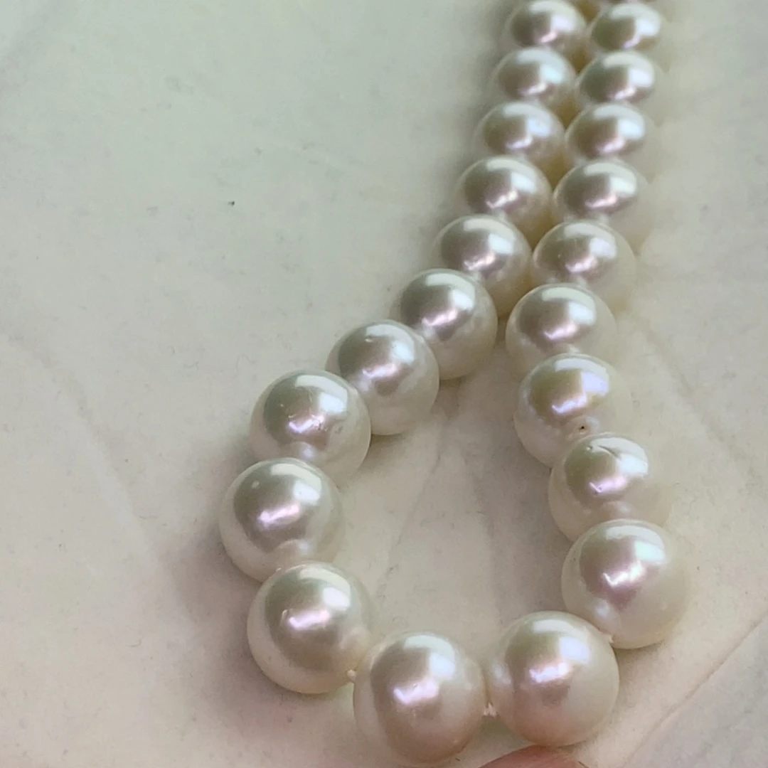 颈饰银S925镶嵌淡水珍珠