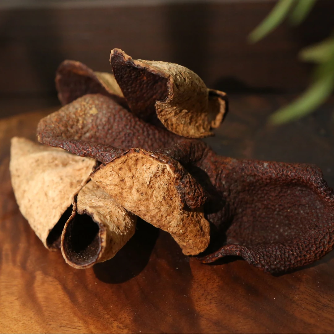 【柒月严选陈皮】2017年东甲原枝老树大红，50g装，只做新会干仓日晒