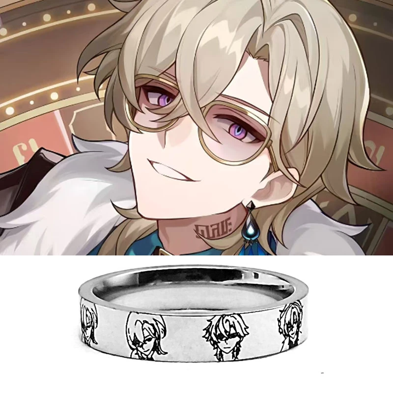 钛钢戒指 崩坏星穹铁道周边水洗不掉色戒指砂金二次元纪念谷子