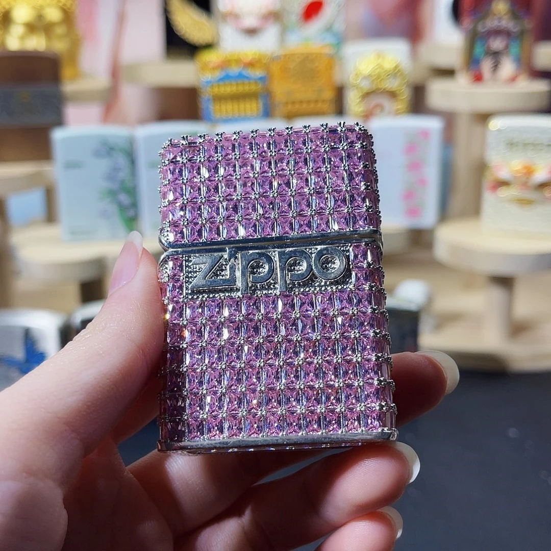钢zippo 粉钻星辰