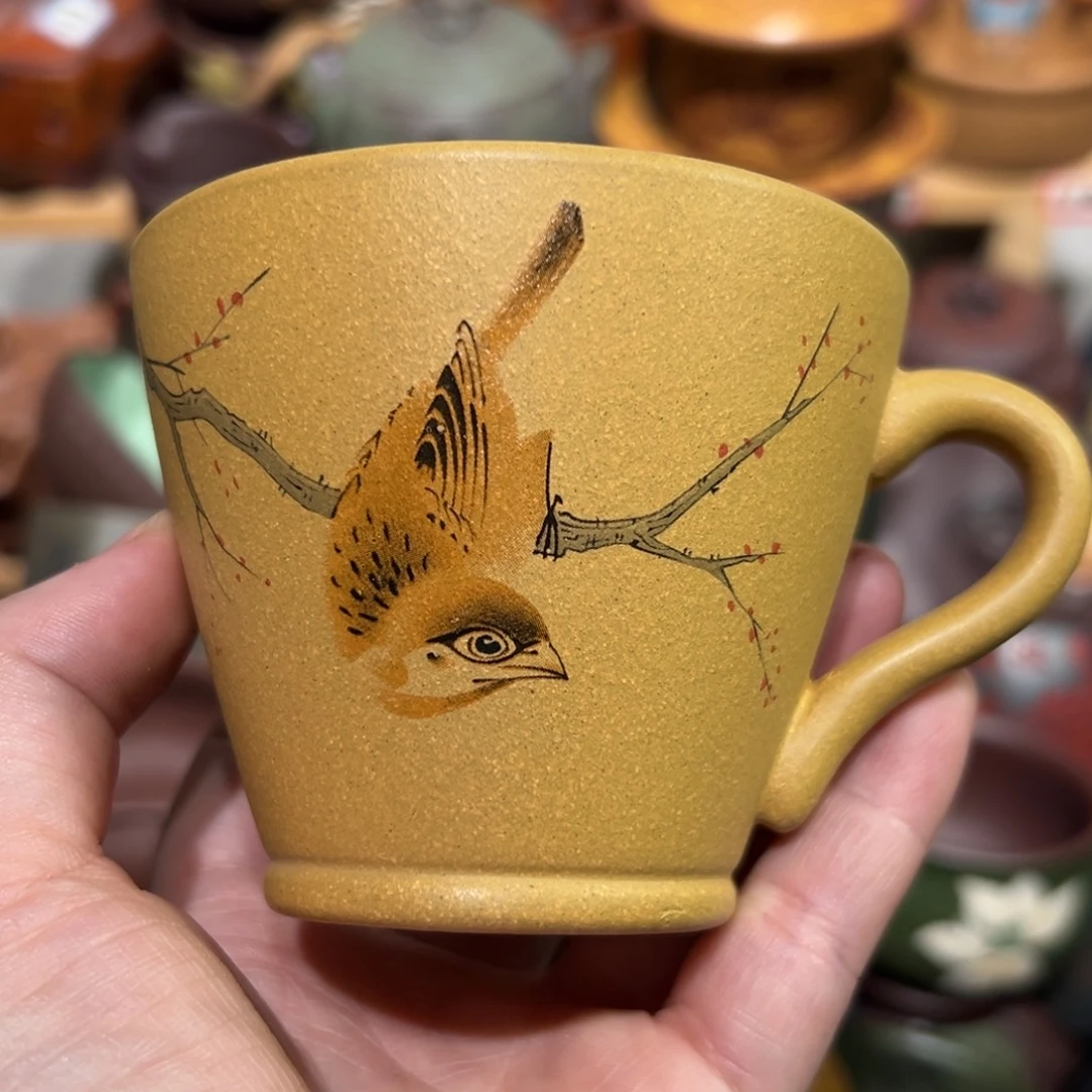 紫砂茶杯宜兴紫砂主人杯