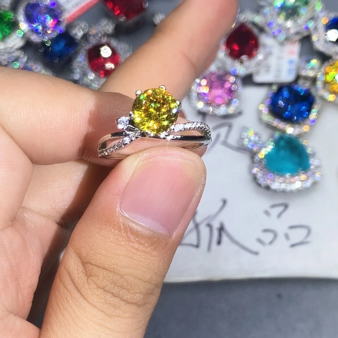 合金石英质玉戒指