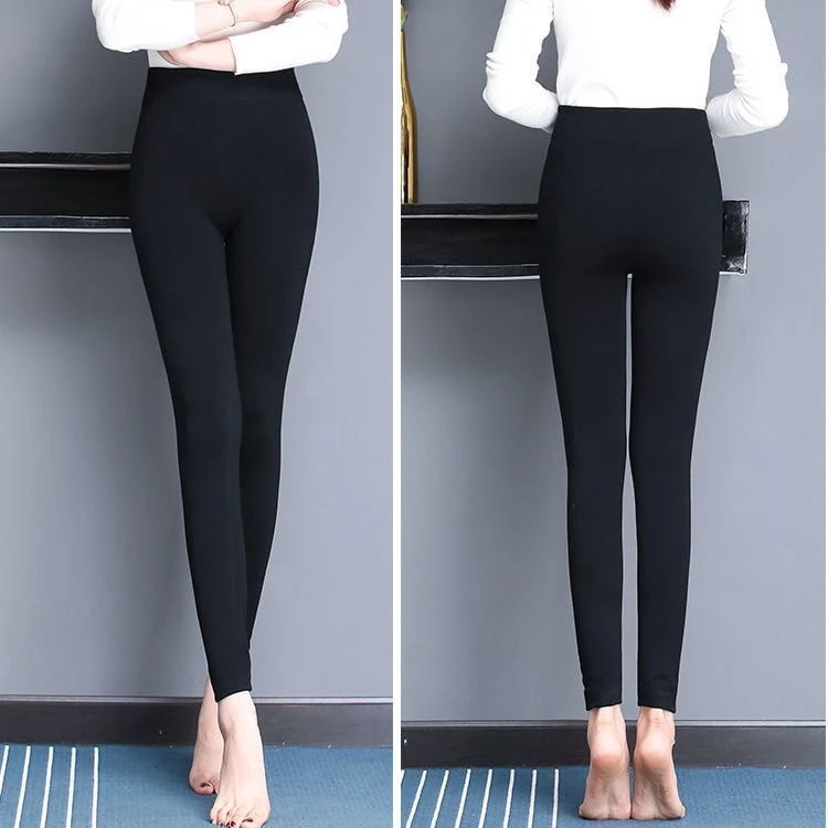 中老年妈妈打底裤外穿莫代尔棉高腰超大弹力春秋款中厚打底裤高弹