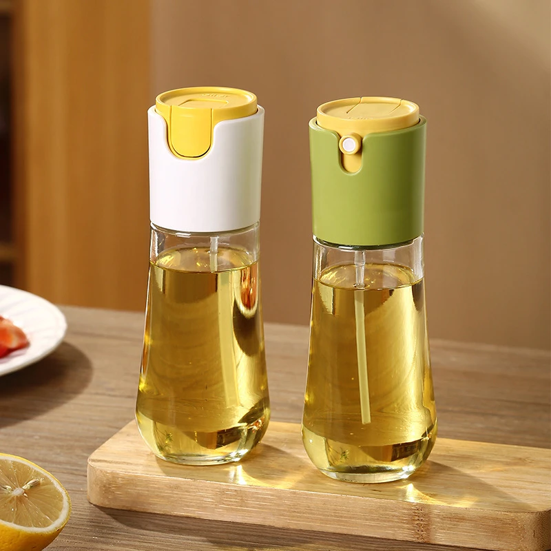 双头两用二合一喷倒油壶大容量厨房烹饪户外烧烤雾化喷壶自动开合