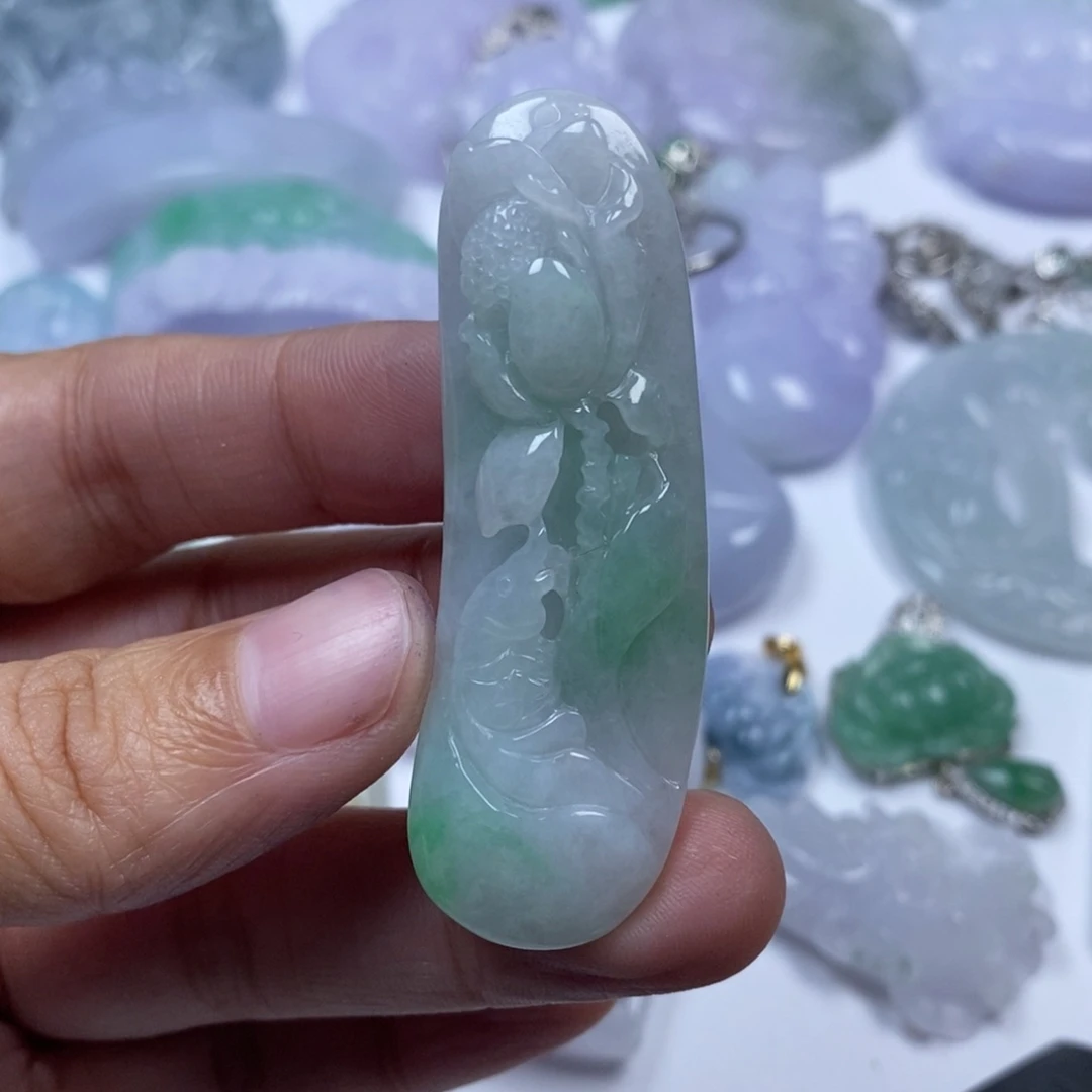 颈饰未镶嵌翡翠翡翠