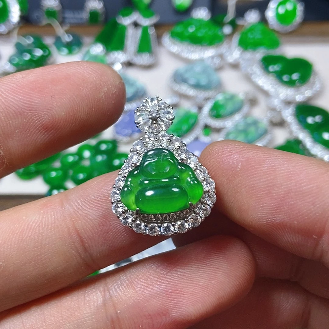 翡翠未镶嵌吊坠(不含链)707吊坠