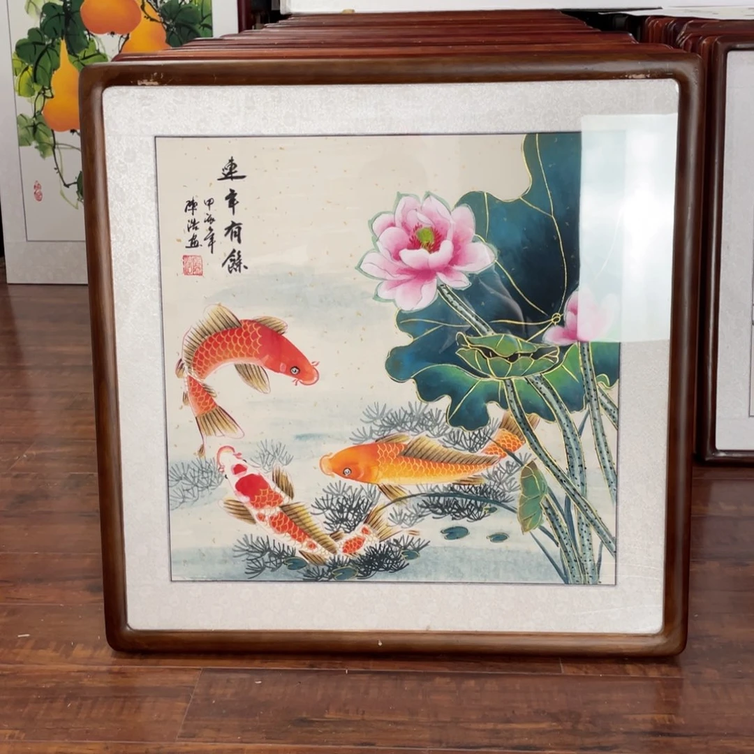 国画带框尺寸63*63厘米