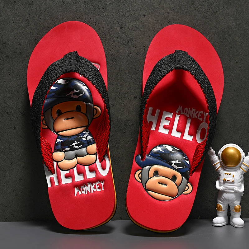 NDSL拖鞋男人字拖夏季外穿潮流防滑休闲百搭沙滩凉拖卡通夹脚运动