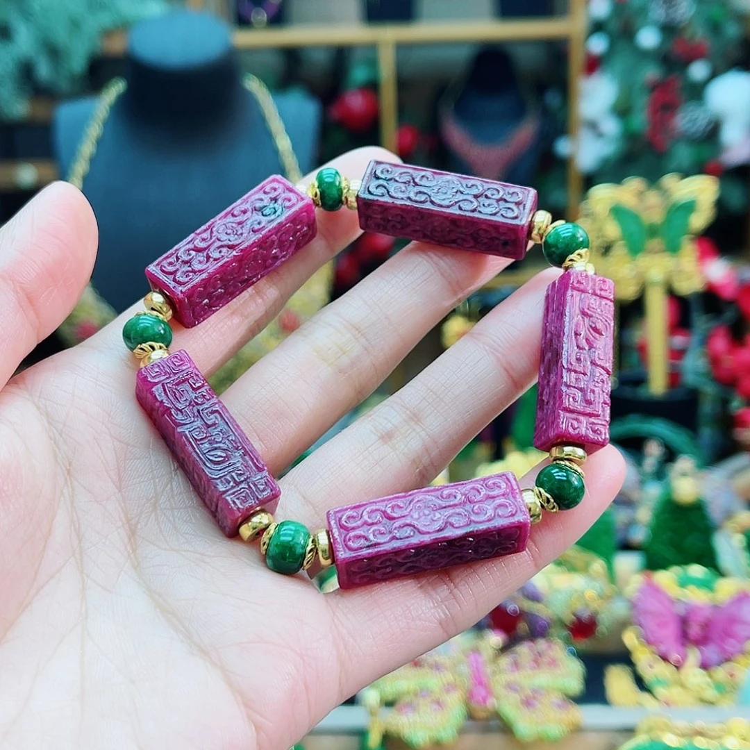 合金手链红宝石48小时鉴赏期1