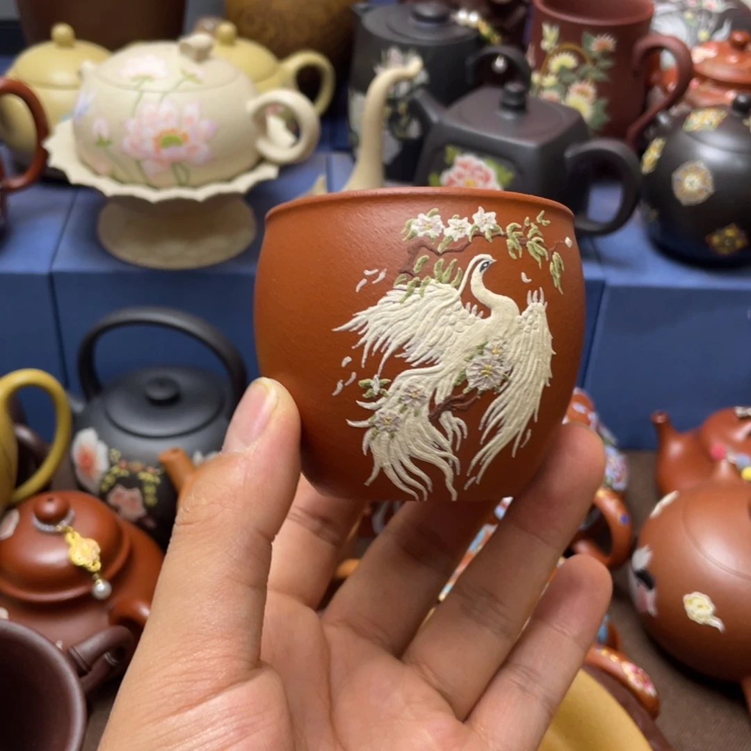 紫砂茶杯紫砂主人杯150cc