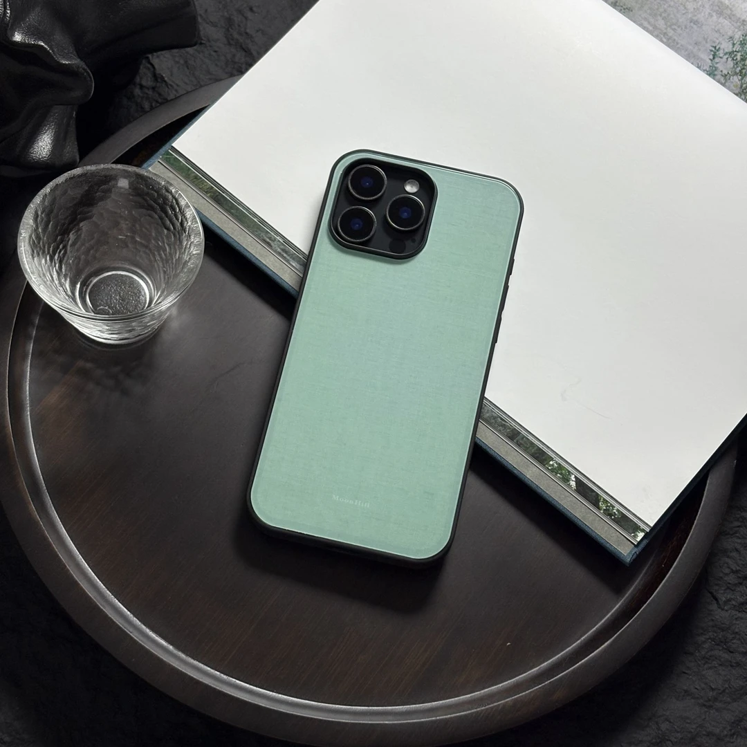 《水天青》新中式适用于16promax苹果手机壳15promax原创高级手机壳