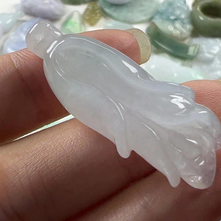 翡翠未镶嵌颈饰168天然翡翠37/62/9