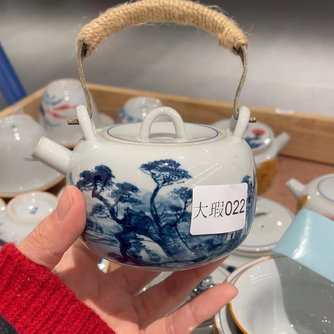 有瑕釉下彩纯手绘