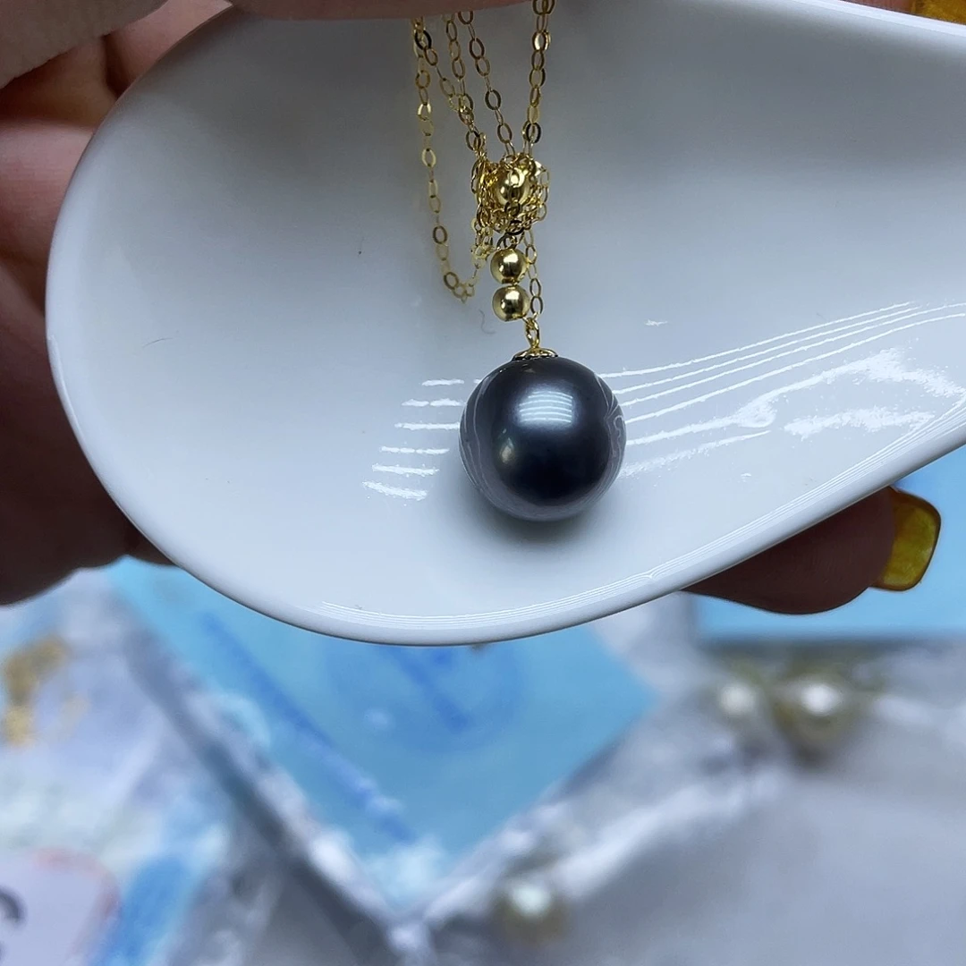 海水珍珠颈饰18K金镶嵌