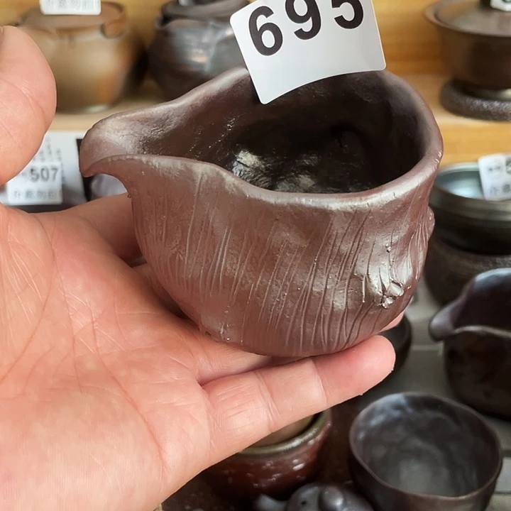 茶杯紫砂柴烧纯手工695