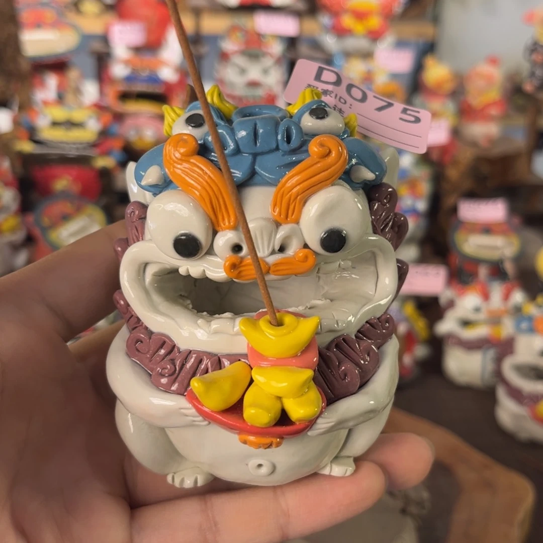 泥塑纯手工茶宠摆件