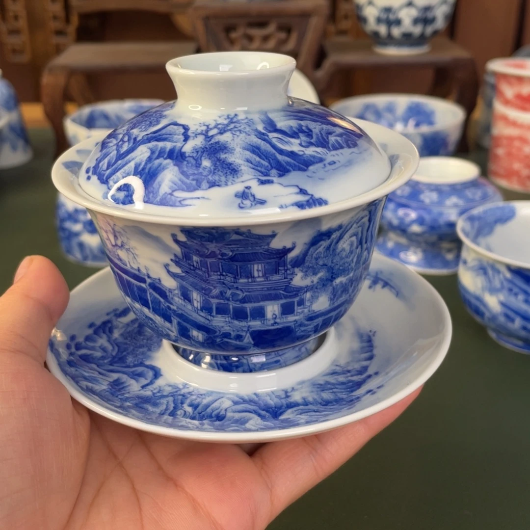 杯手绘手工景德镇陶瓷