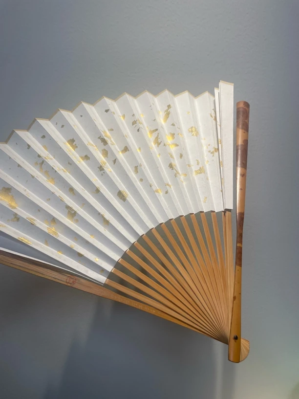 闻学宽1.8口福建红湘妃折扇（大师工）