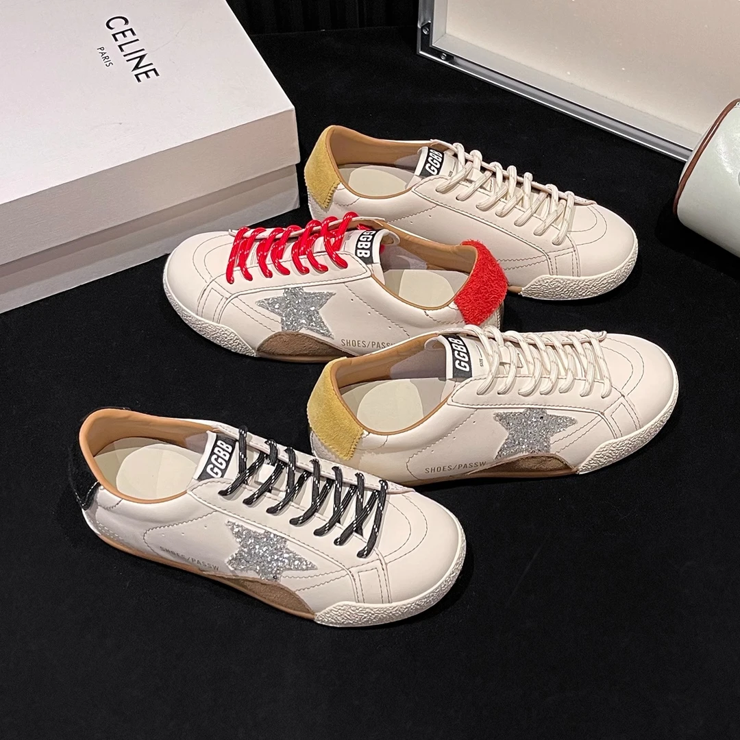 德训鞋女小白鞋女2025夏季新款轻便脏脏鞋软底百搭超火星星休闲鞋