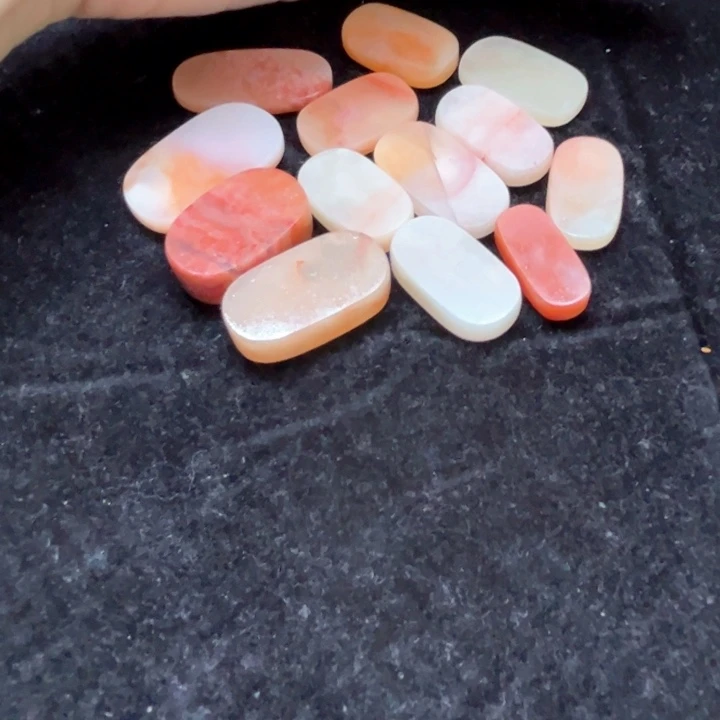 寿山石印石老挝石13个椭圆