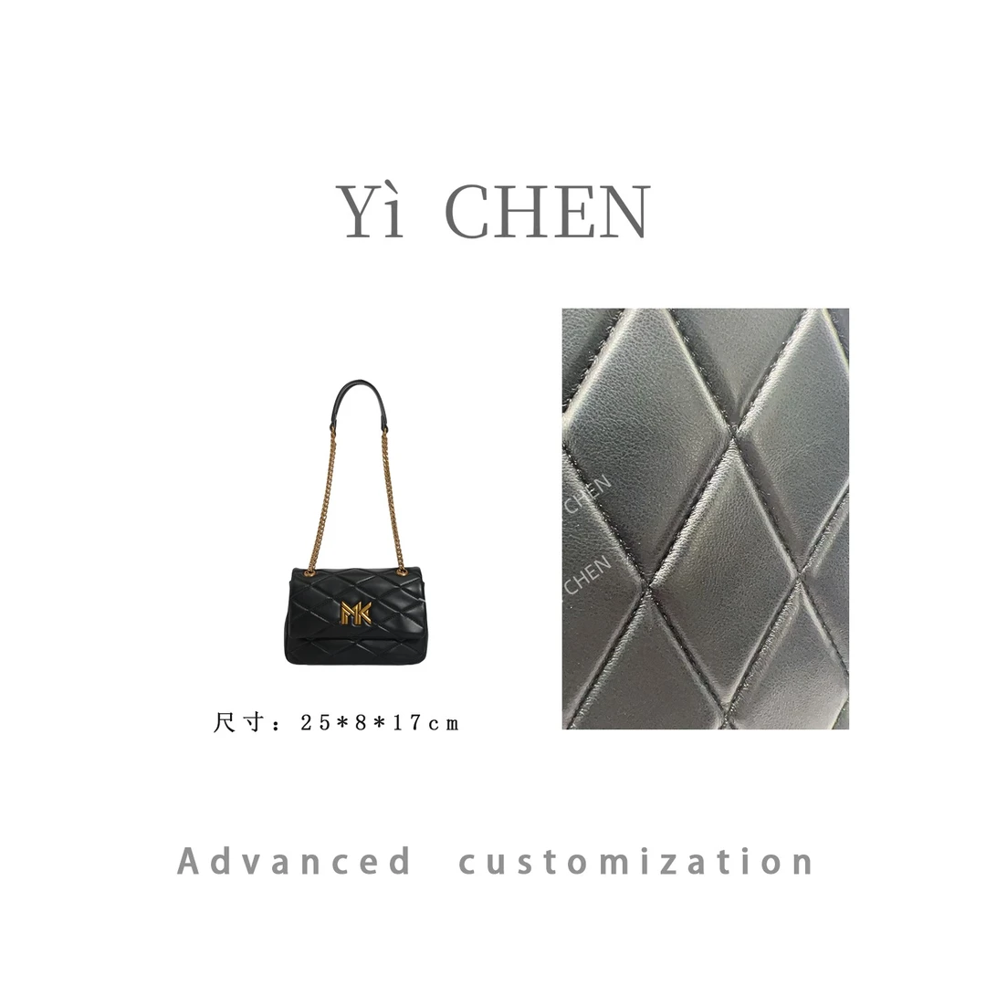 【Yì CHEN】FES-5183-黑色简约时尚女士新款轻奢单肩斜跨包