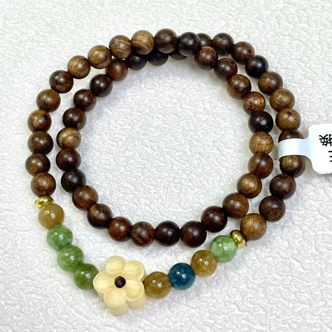 花梨花朵双圈（无礼盒）M49- 06