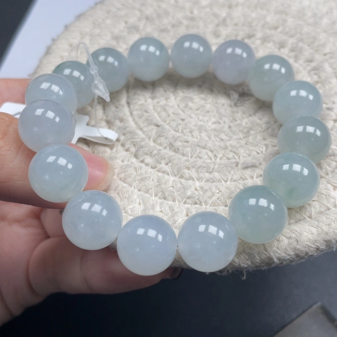 翡翠未镶嵌手链天然A货缅甸翡翠12.4