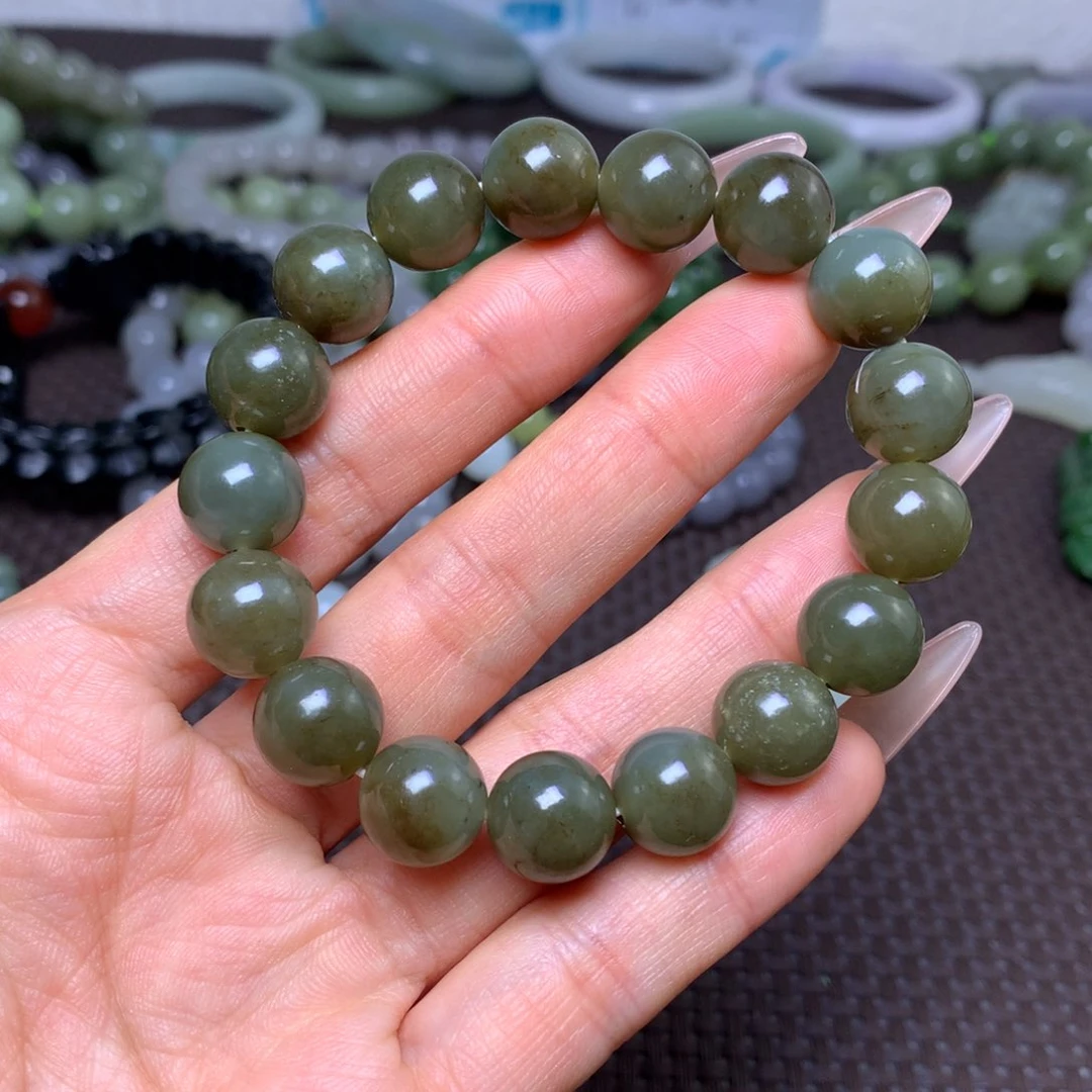 未镶嵌手串和田玉卡12