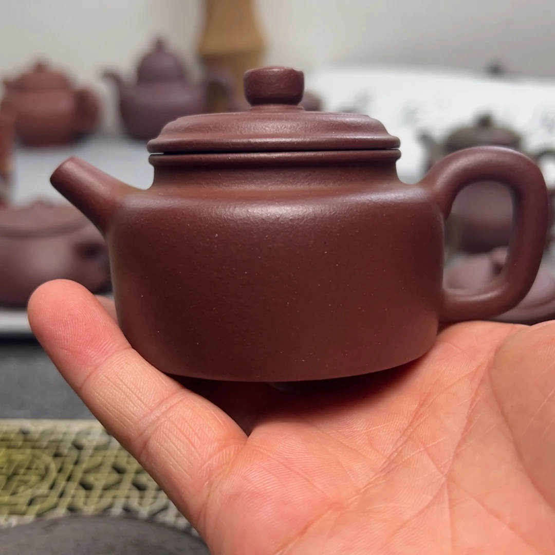 茶壶紫砂黄龙山单一矿紫泥100cc