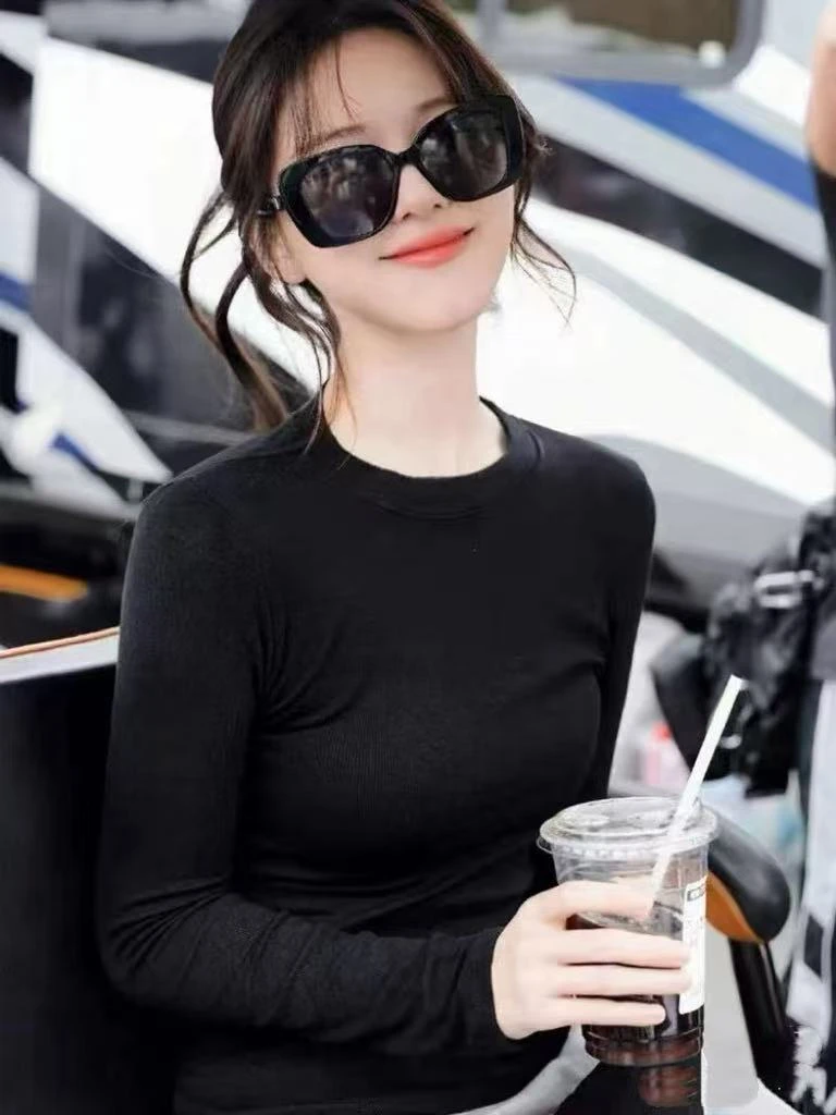 【Halo】极简风万能的打底衫 简约独特修身上衣